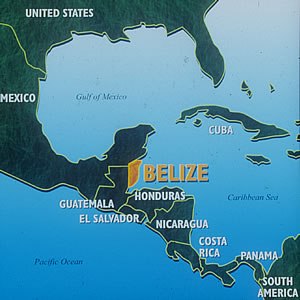 Belize Vivid Map 